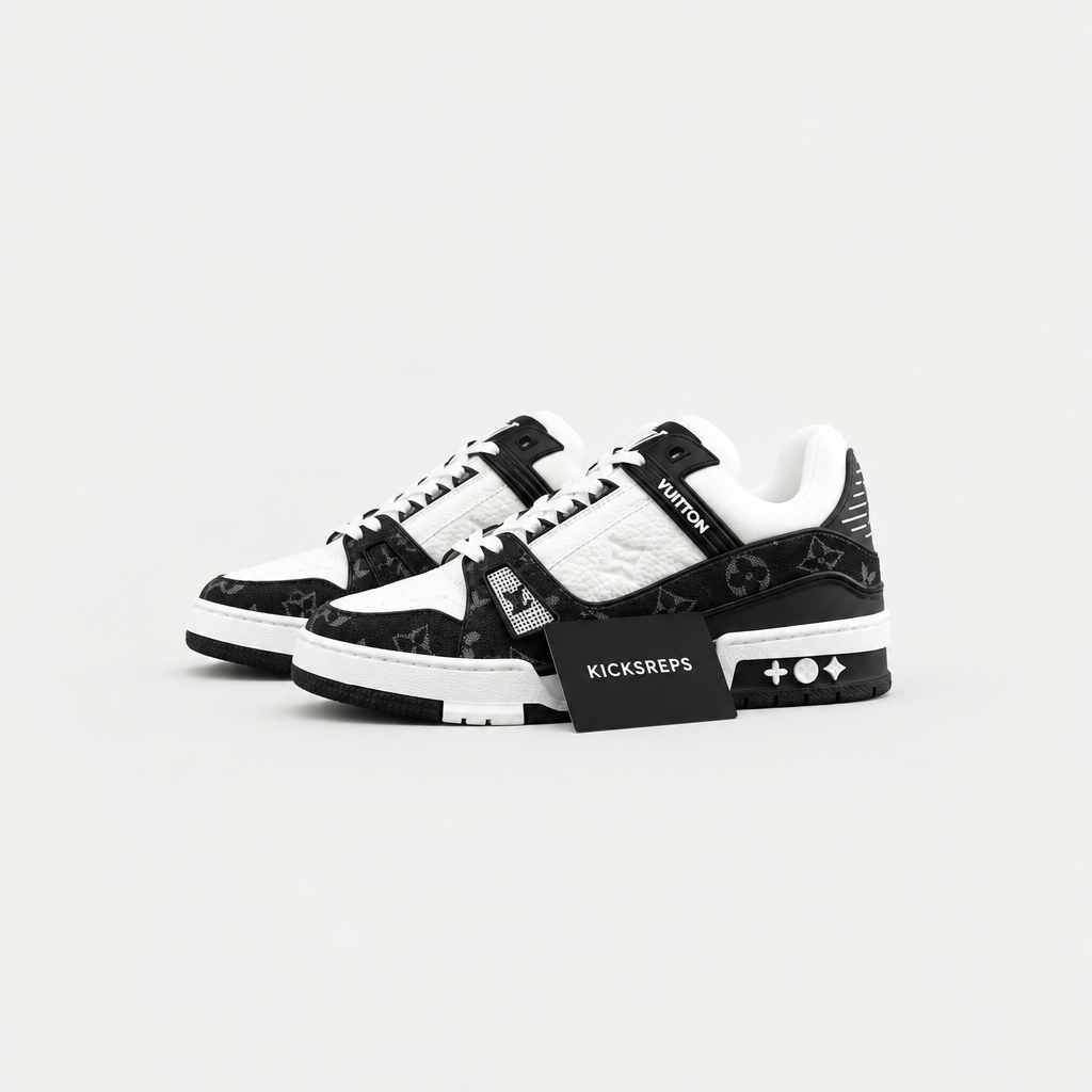 Court Trainer Sneaker Schwarz-weiss